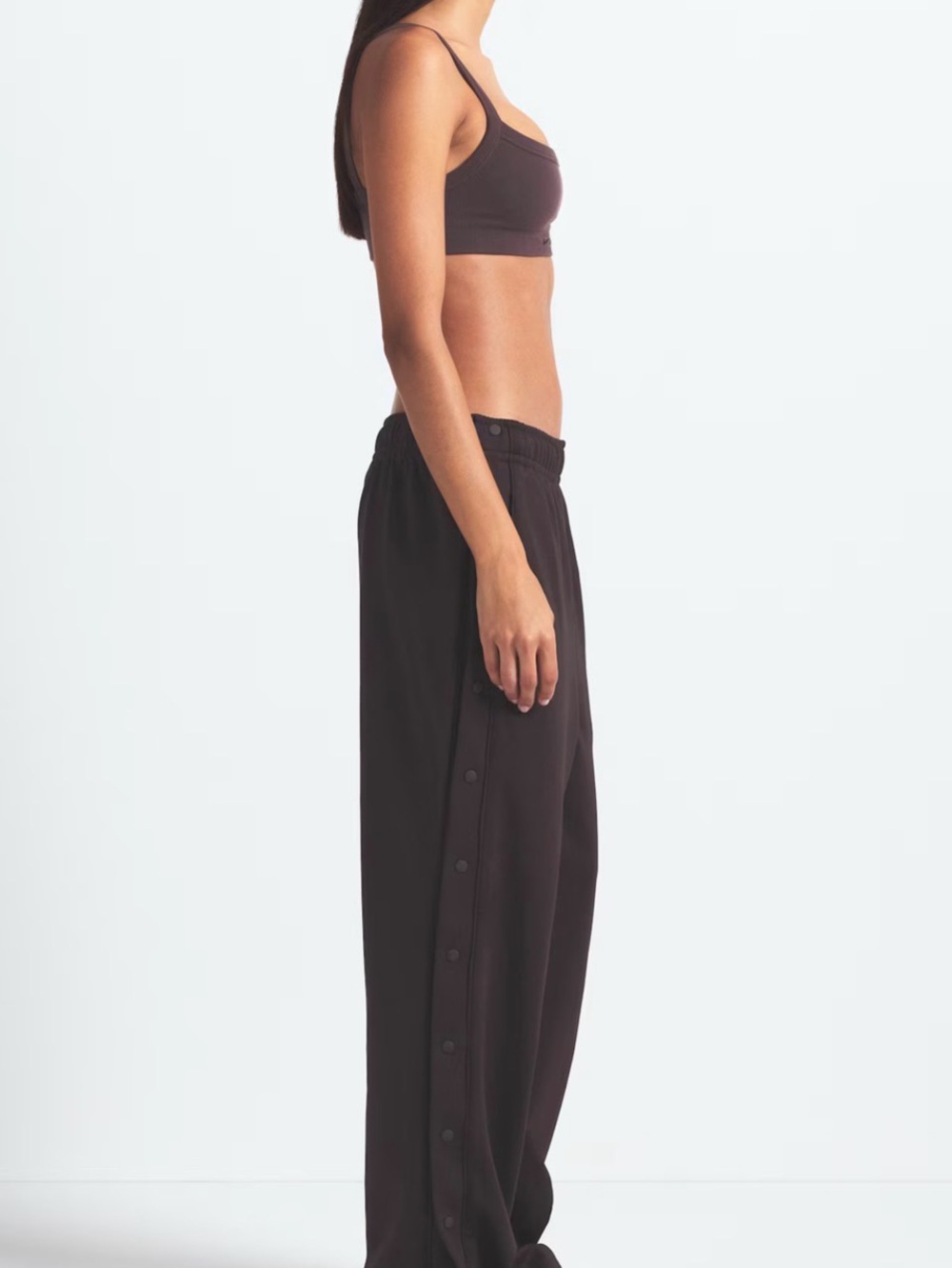 NikeSKIMS Matte Tricot Side-Snap Pants Size Small - Picture 5 of 11